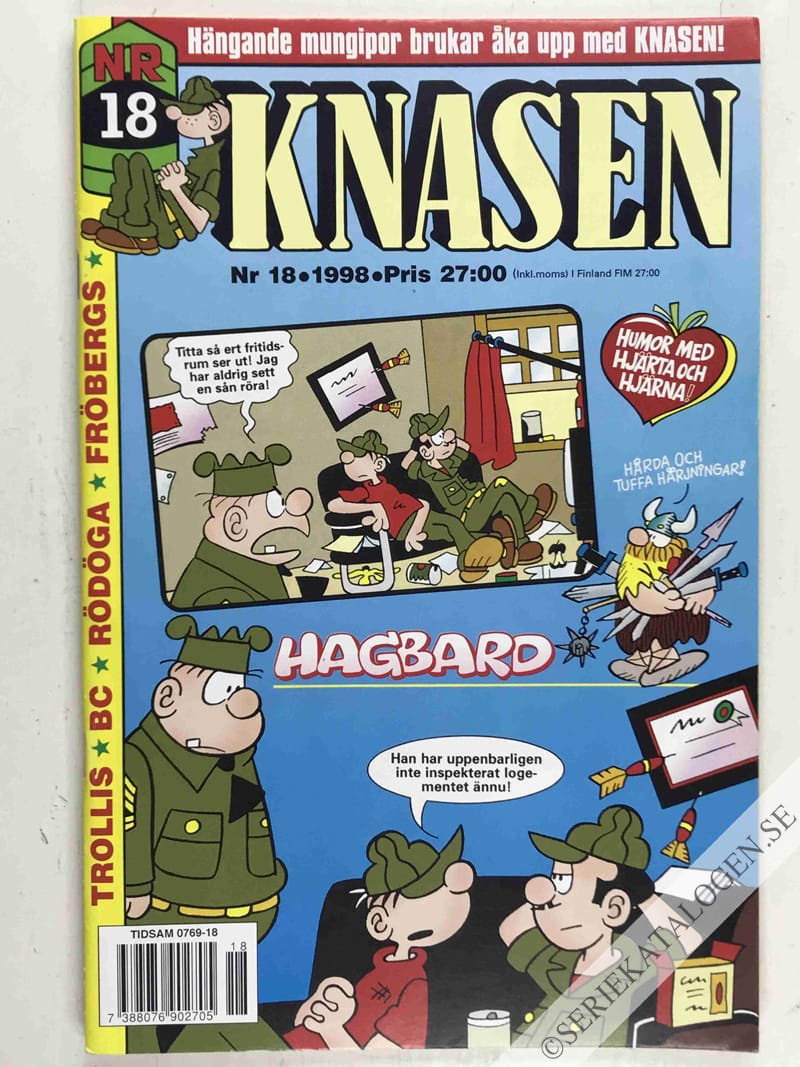 Framsida på Knasen #18 (1998)