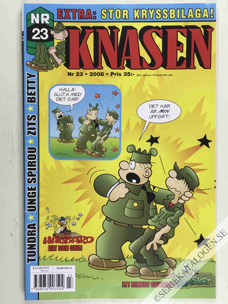 Framsida på Knasen #23 (2008)