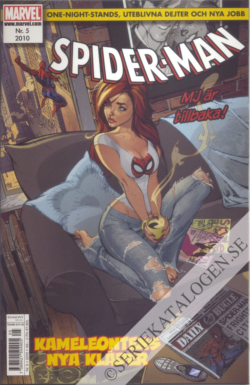 Framsida på Spider-Man #5 (2010)