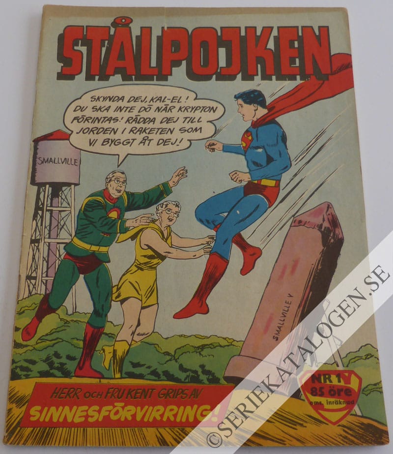 Framsida på Stålpojken #1 (1963)