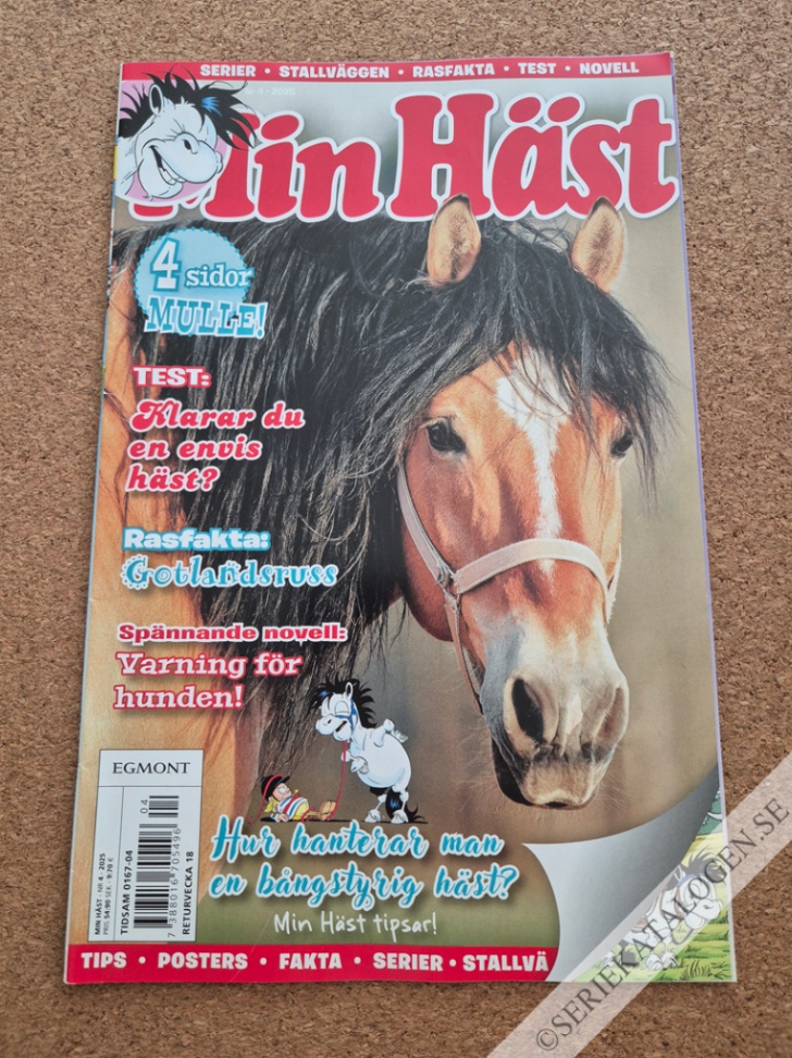 Framsida på Min häst #4 (2025)