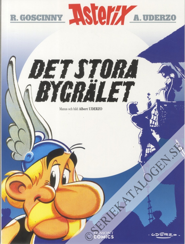 Framsida på Asterix och det stora bygrälet (2024)