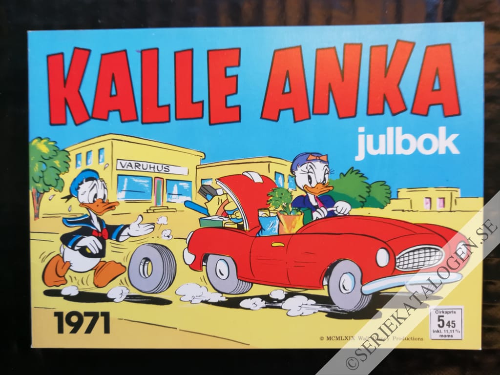Framsida på Kalle Ankas julbok # (1970)