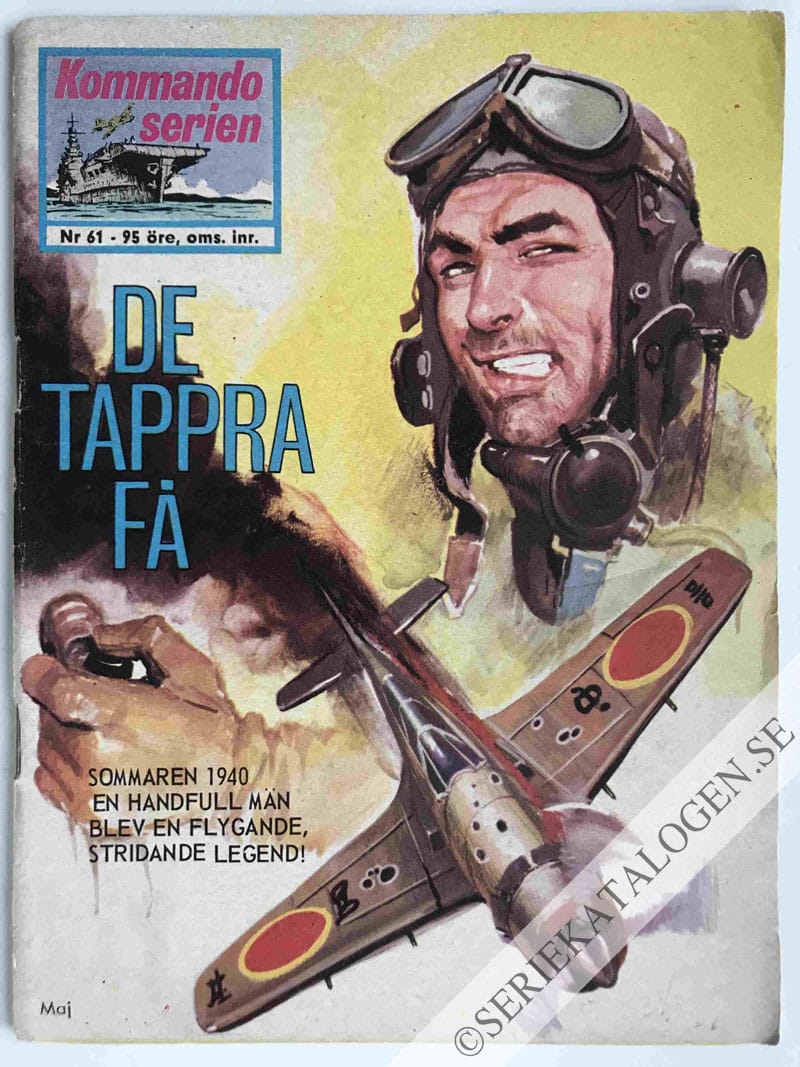 Framsida på Kommandoserien #61 - De tappra få (1965)