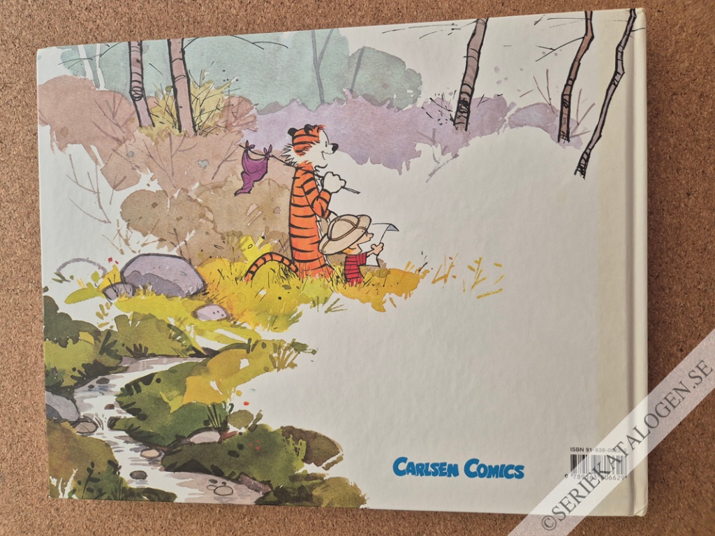 Baksida på Kalle och Hobbes tioårsjubileum (1996)