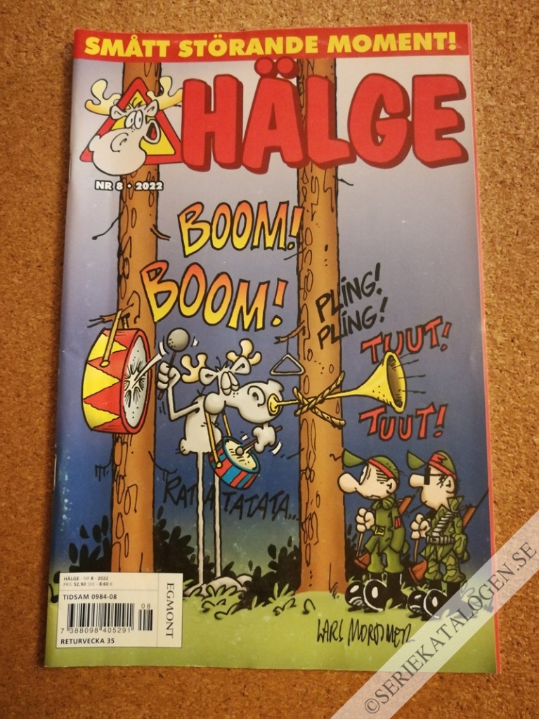 Framsida på Hälge #8 (2022)
