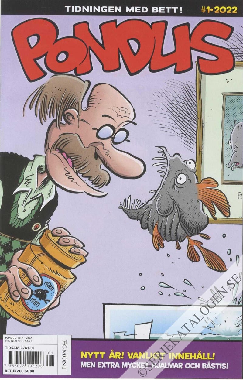 Framsida på Pondus #1 (2022)