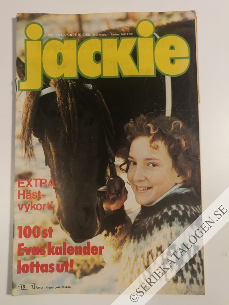 Framsida på Jackie #1 (1975)