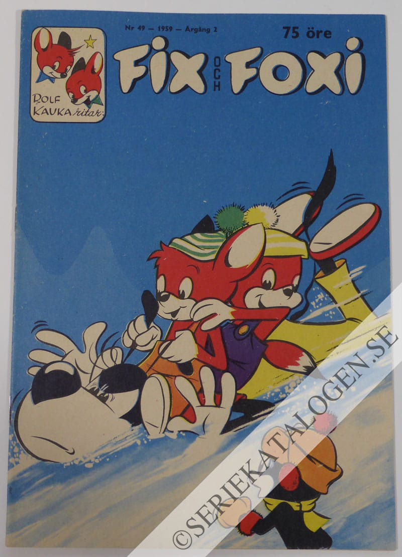 Framsida på Fix och Foxi #49 (1959)