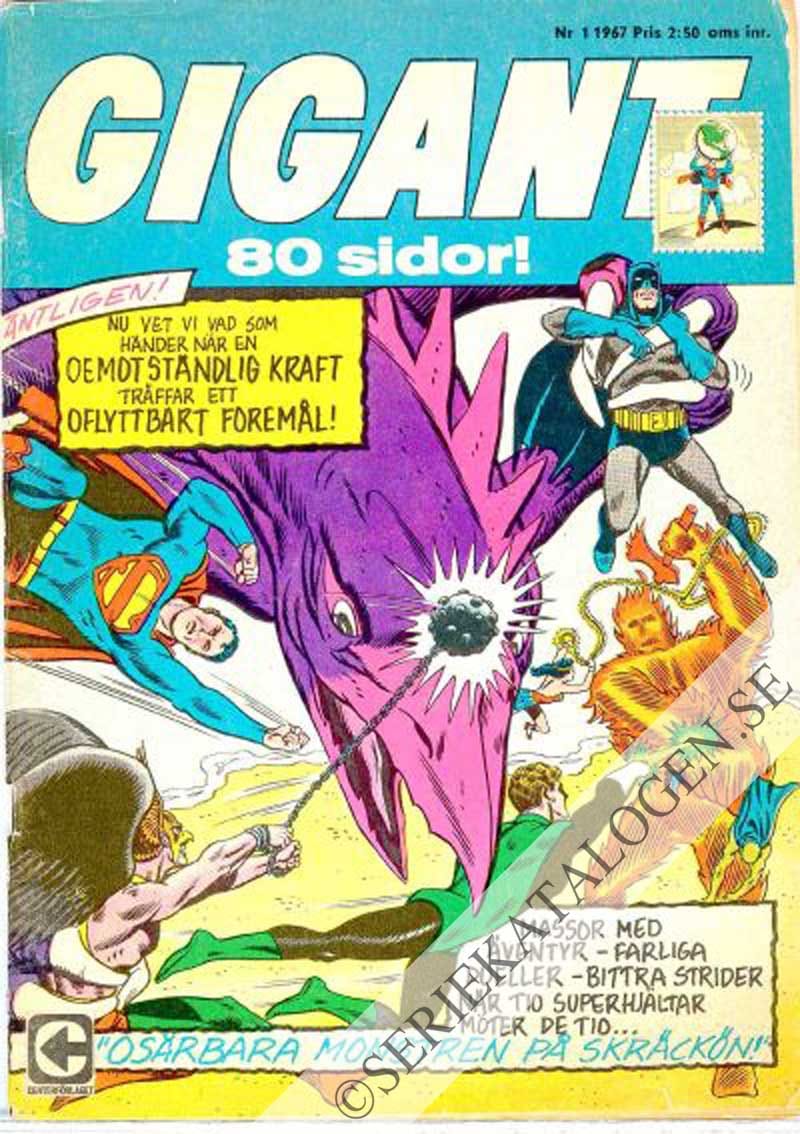 Framsida på Gigant #1 (1967)