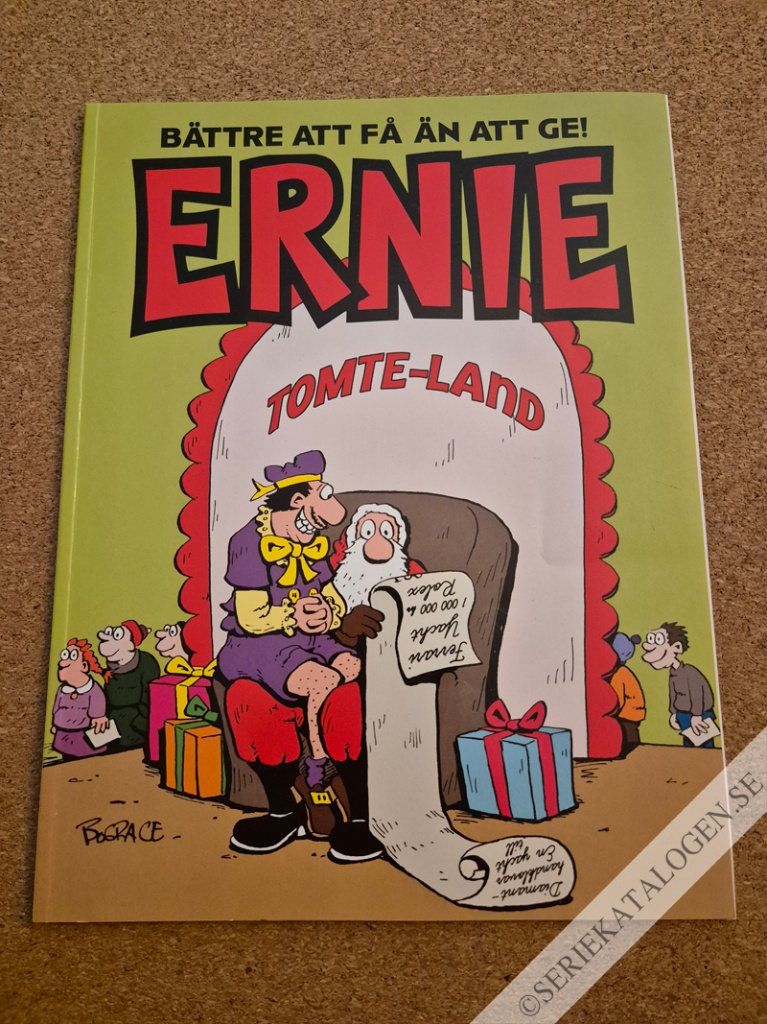 Framsida på Ernie Bättre att få än att ge! (2010)