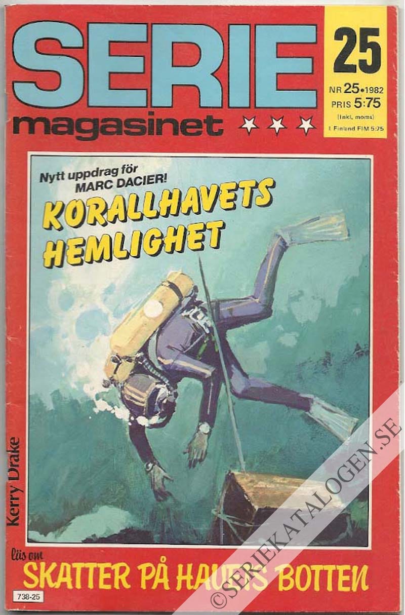 Framsida på Seriemagasinet #25 (1982)