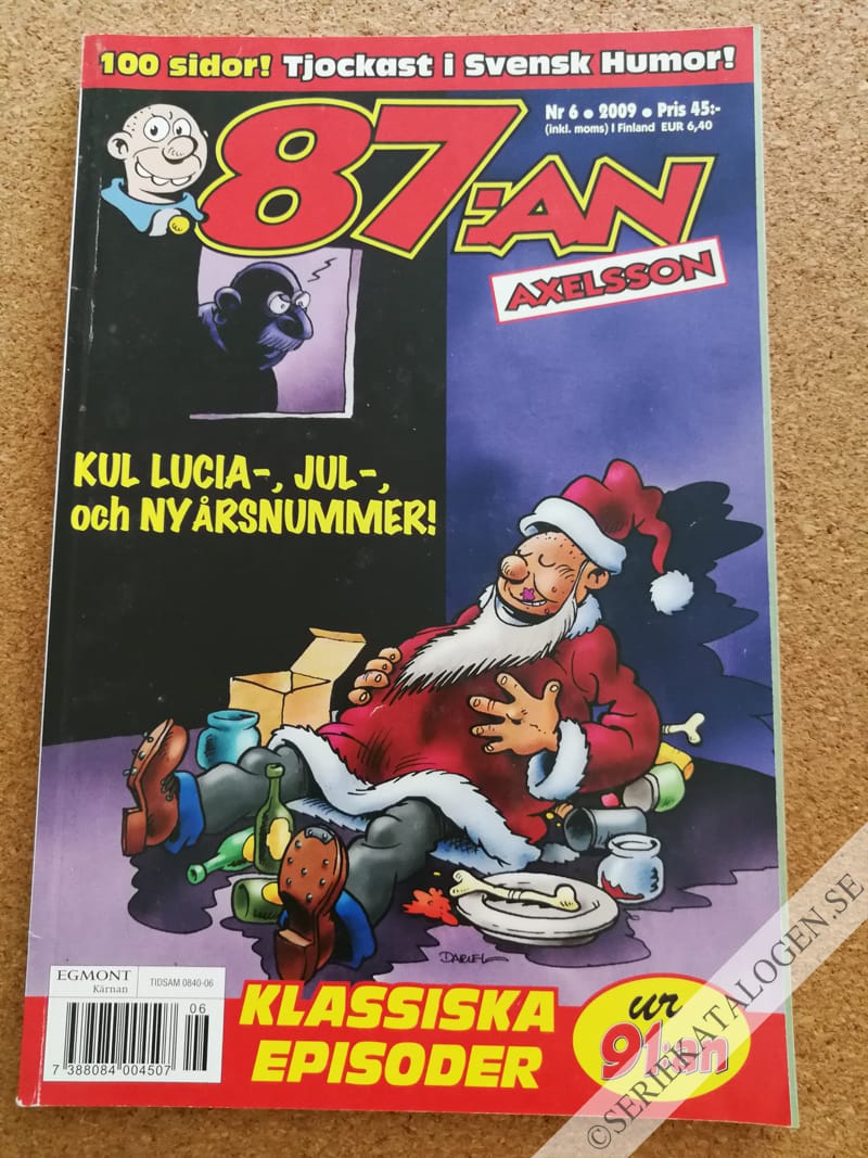 Framsida på 87:an Axelsson #6 (2009)