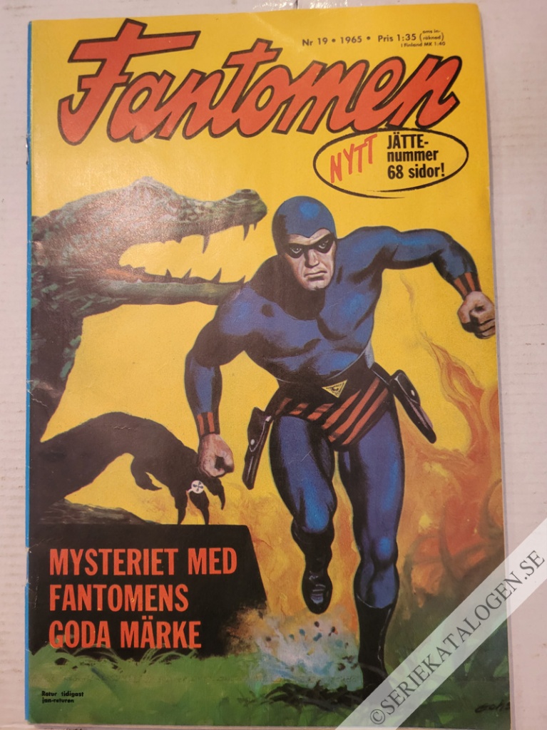 Framsida på Fantomen #19 (1965)