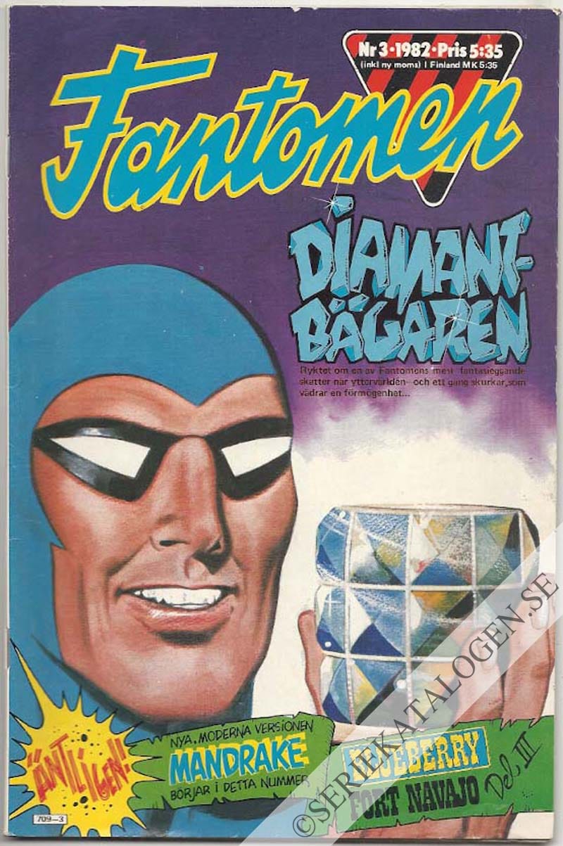 Framsida på Fantomen #3 (1982)