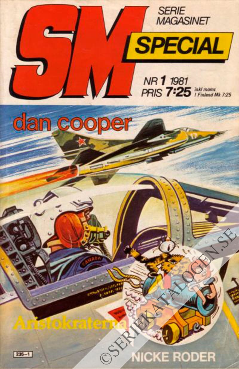 Framsida på Seriemagasinet specialalbum #1 (1981)