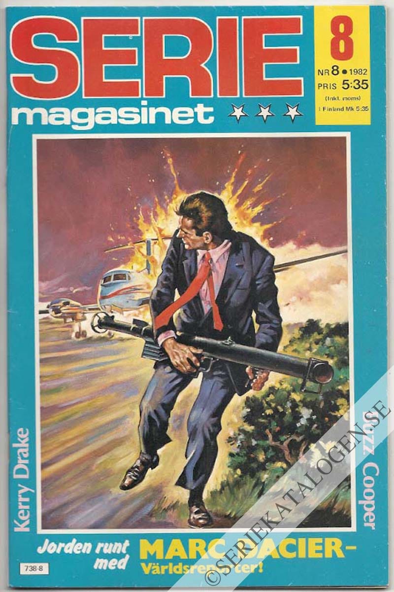Framsida på Seriemagasinet #8 (1982)