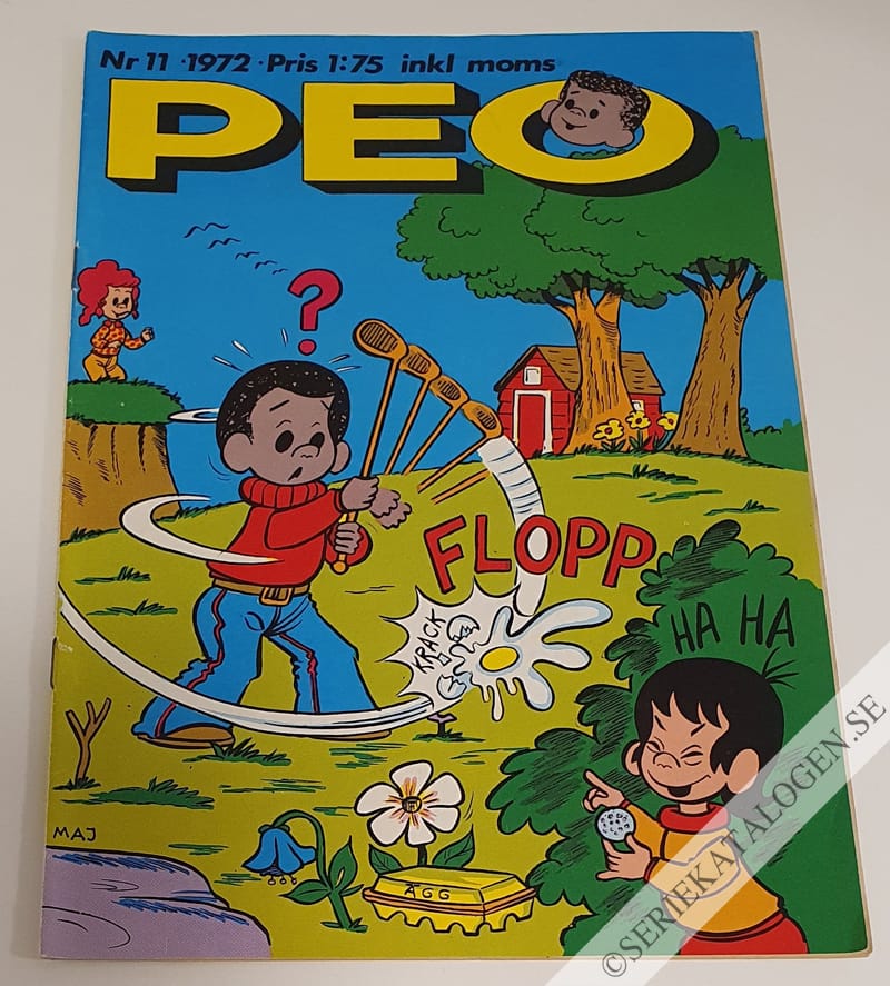 Framsida på Peo #11 (1972)