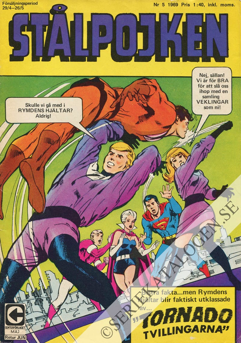 Framsida på Stålpojken #5 (1969)