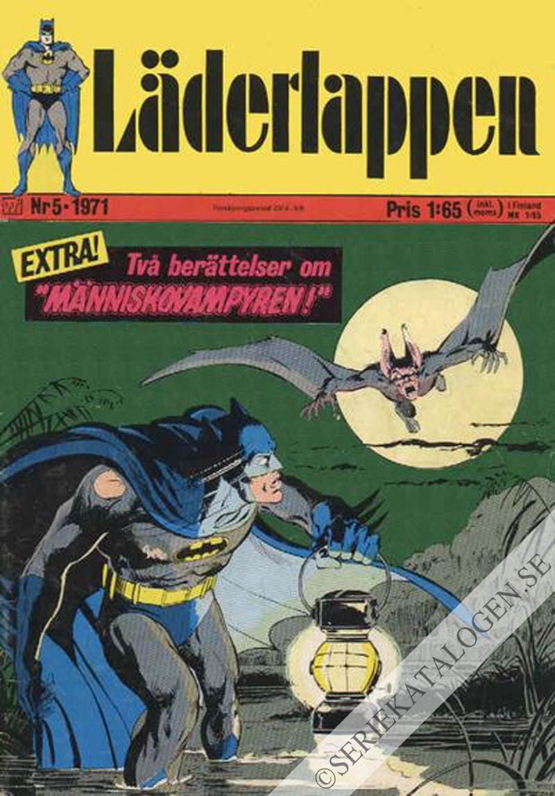 Framsida på Läderlappen och Robin #5 (1971)