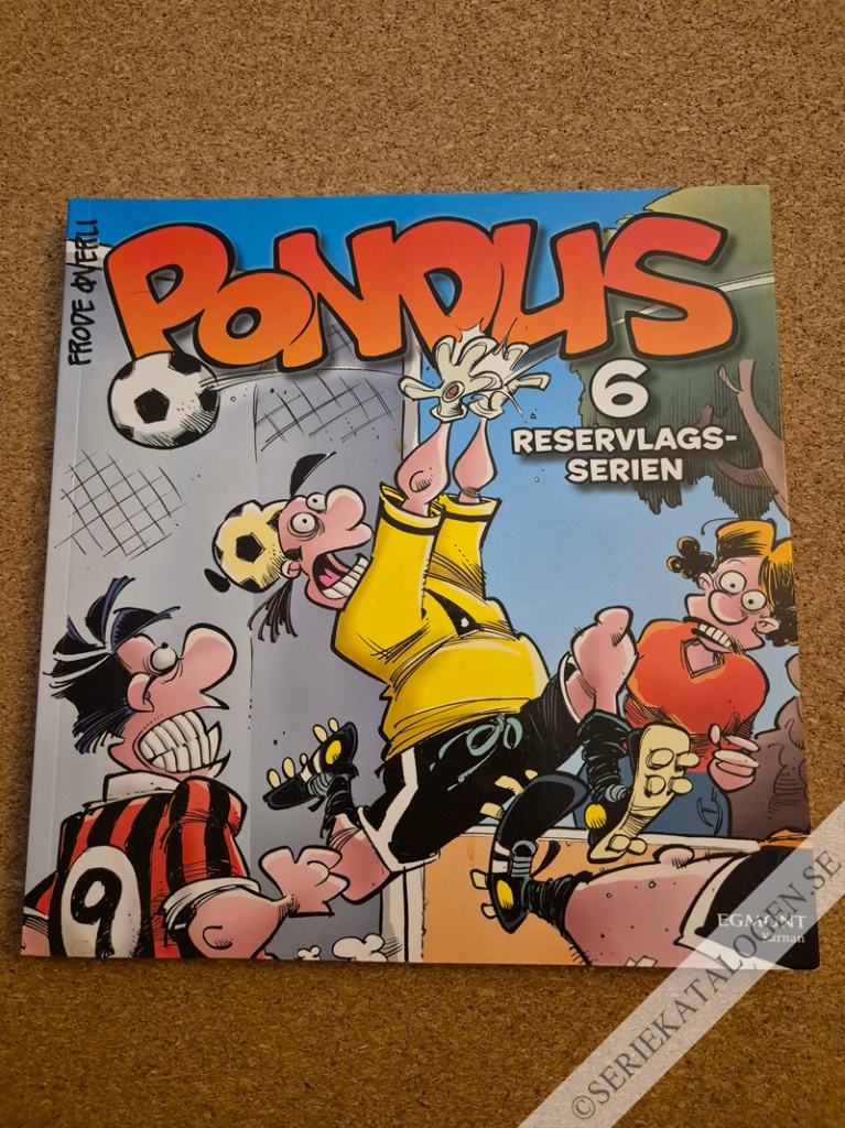 Framsida på Pondus Reservlagsserien (2012)