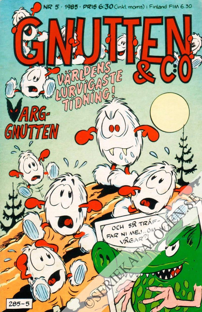 Framsida på Gnutten & C:o #5 (1985)