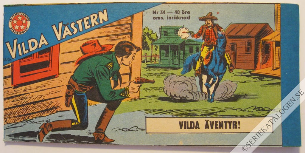 Framsida på Vilda Västern #34 (1966)