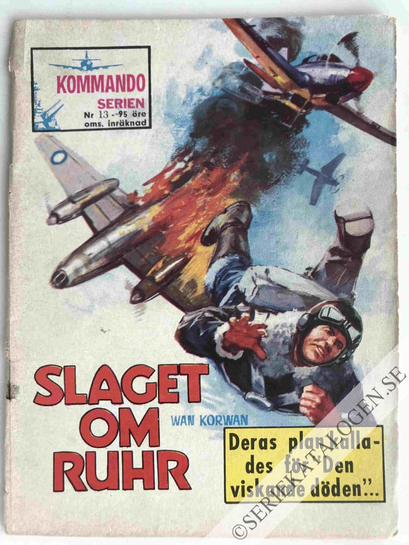 Framsida på Kommandoserien Slaget om Ruhr (1963)