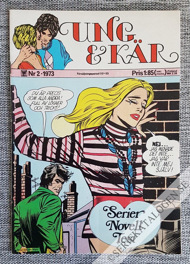 Framsida på Ung och kär #2 (1973)