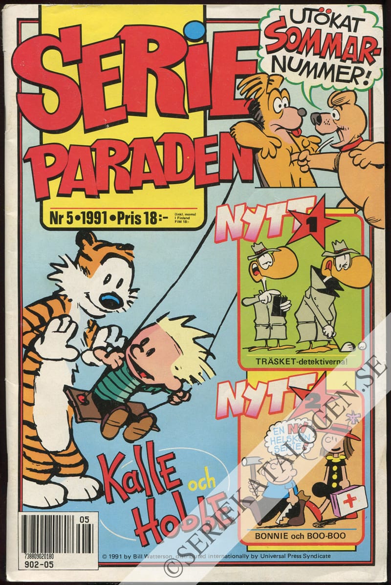 Framsida på Serie-paraden #5 (1991)