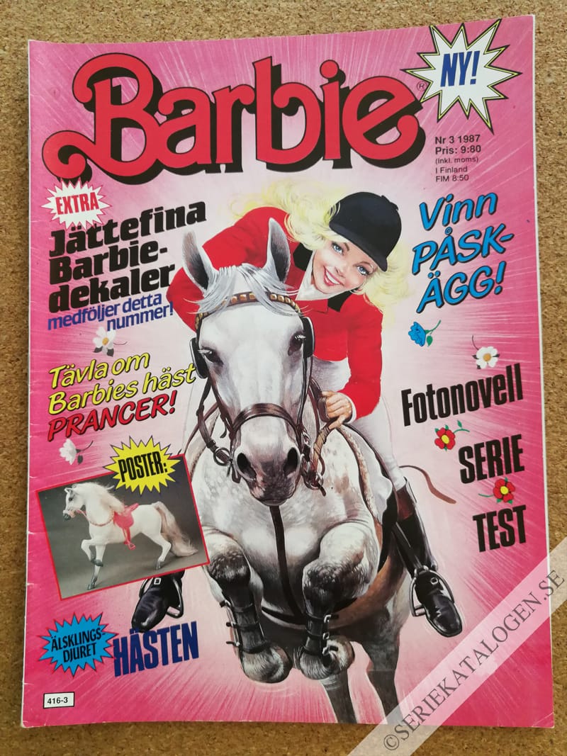 Framsida på Barbie #3 (1987)
