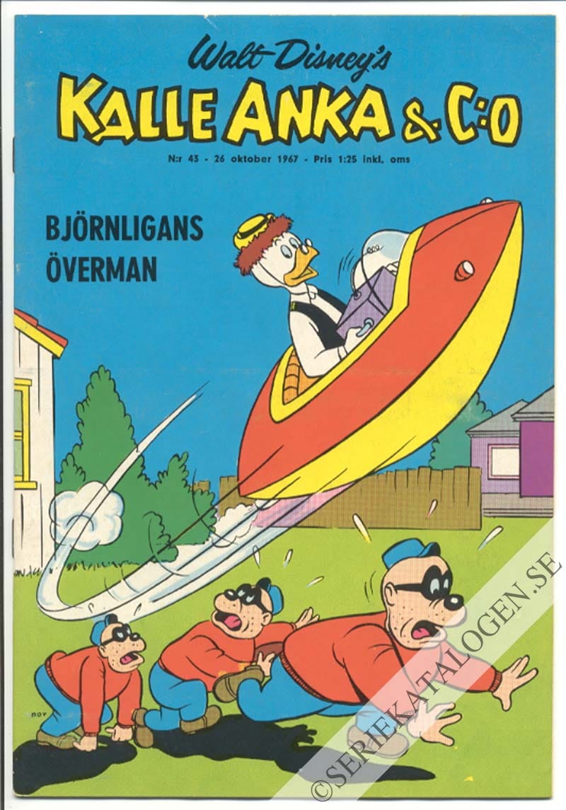 Framsida på Kalle Anka & C:o #43 (1967)