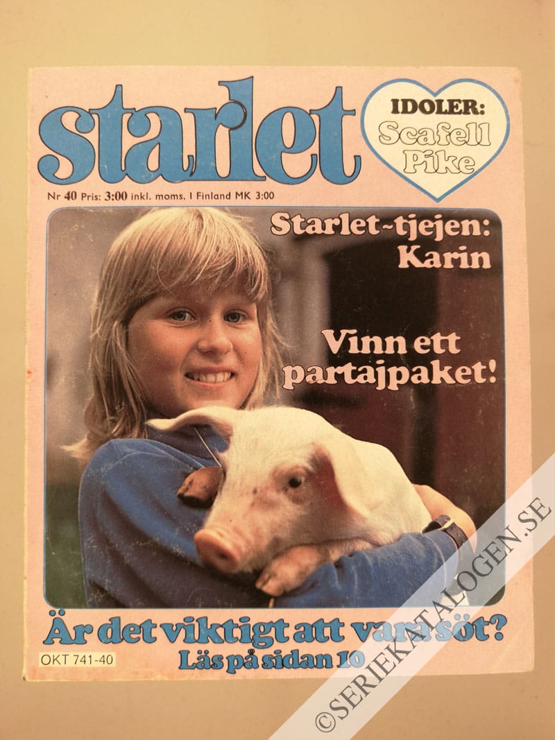 Framsida på Starlet #40 (1977)