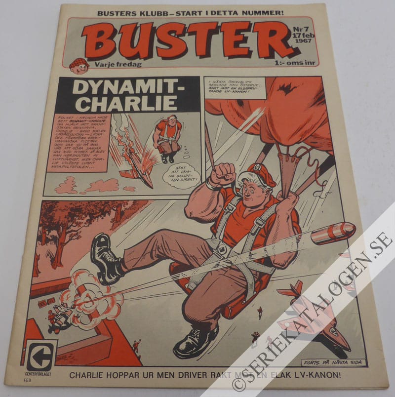 Framsida på Buster #7 (1967)