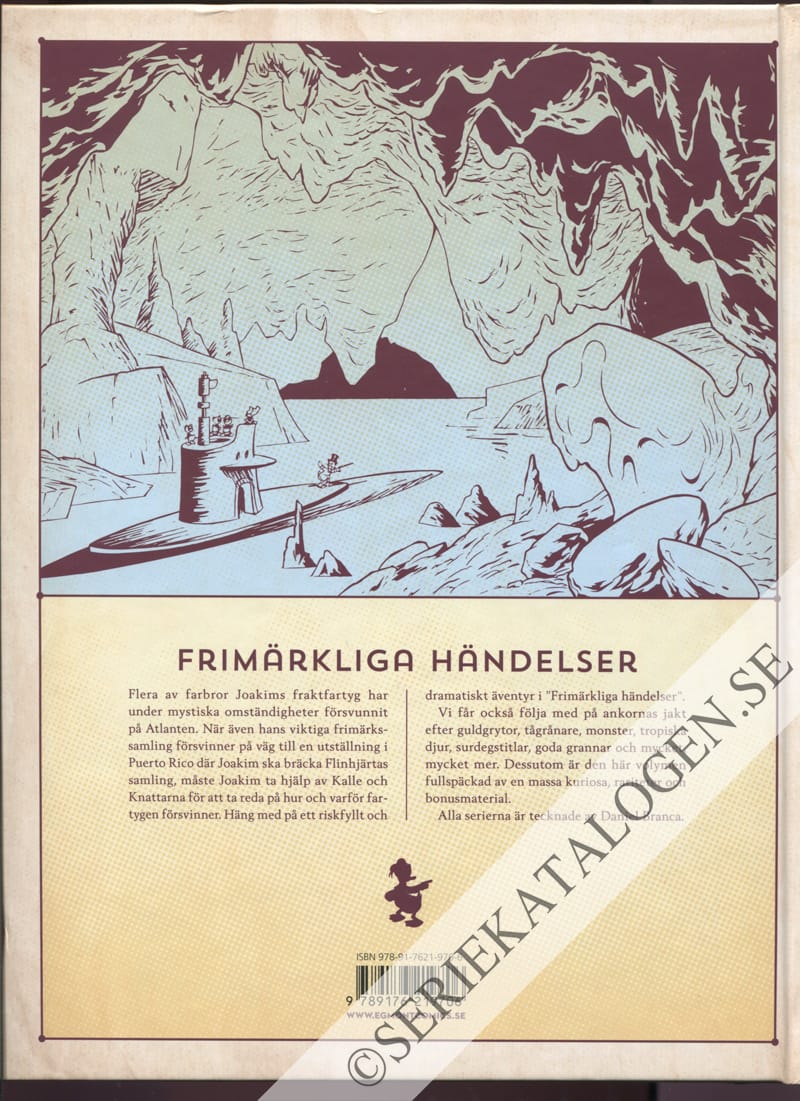 Baksida på Frimärkliga händelser (2023)