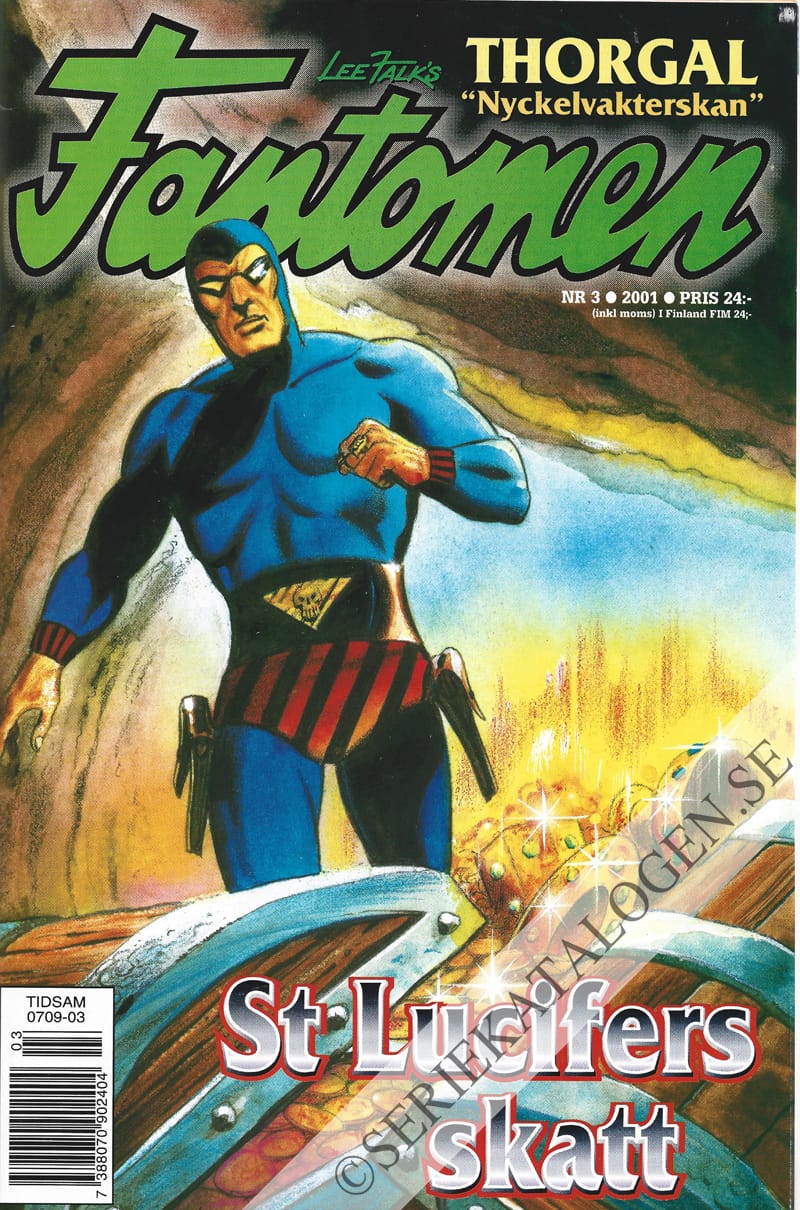 Framsida på Fantomen #3 (2001)