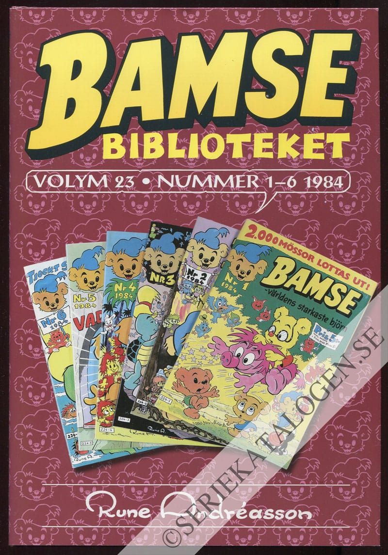 Framsida på Bamsebiblioteket #23 (2008)