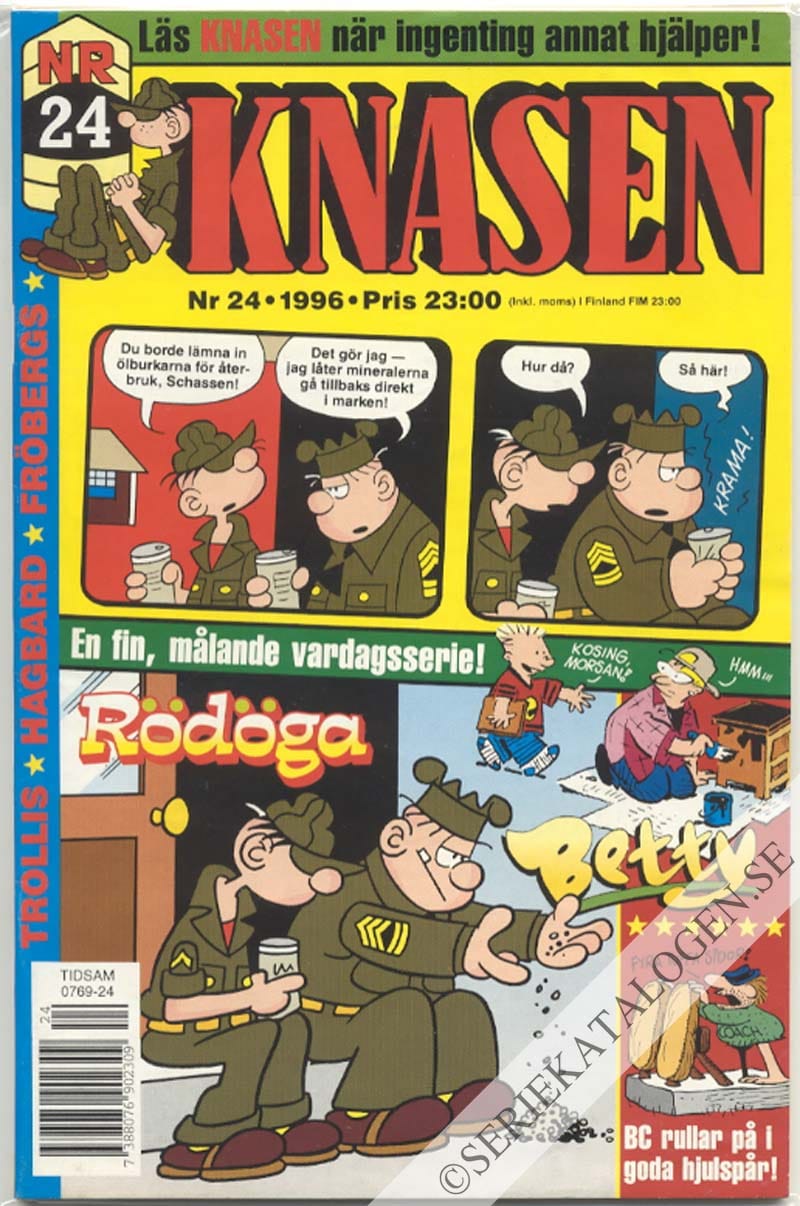 Framsida på Knasen #24 (1996)