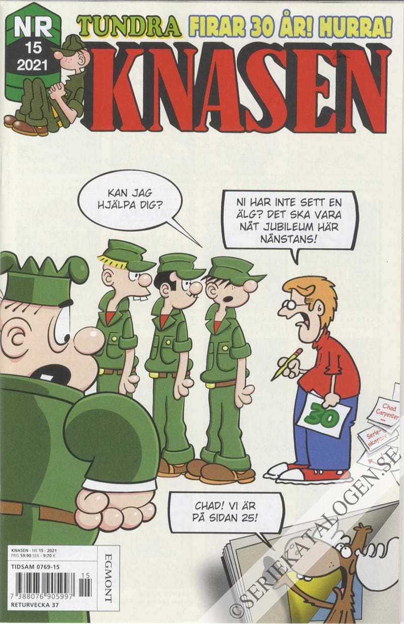 Framsida på Knasen #15 (2021)
