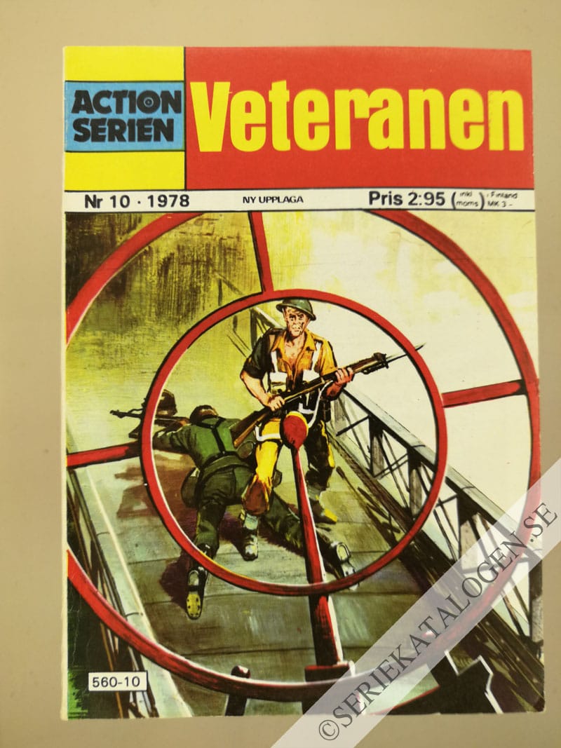 Framsida på Actionserien Veteranen (1978)