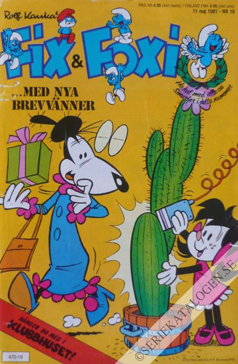 Framsida på Fix och Foxi #19 (1981)