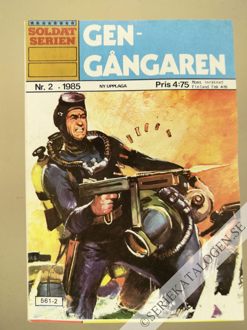 Framsida på Soldatserien #2 - Gengångaren (1985)