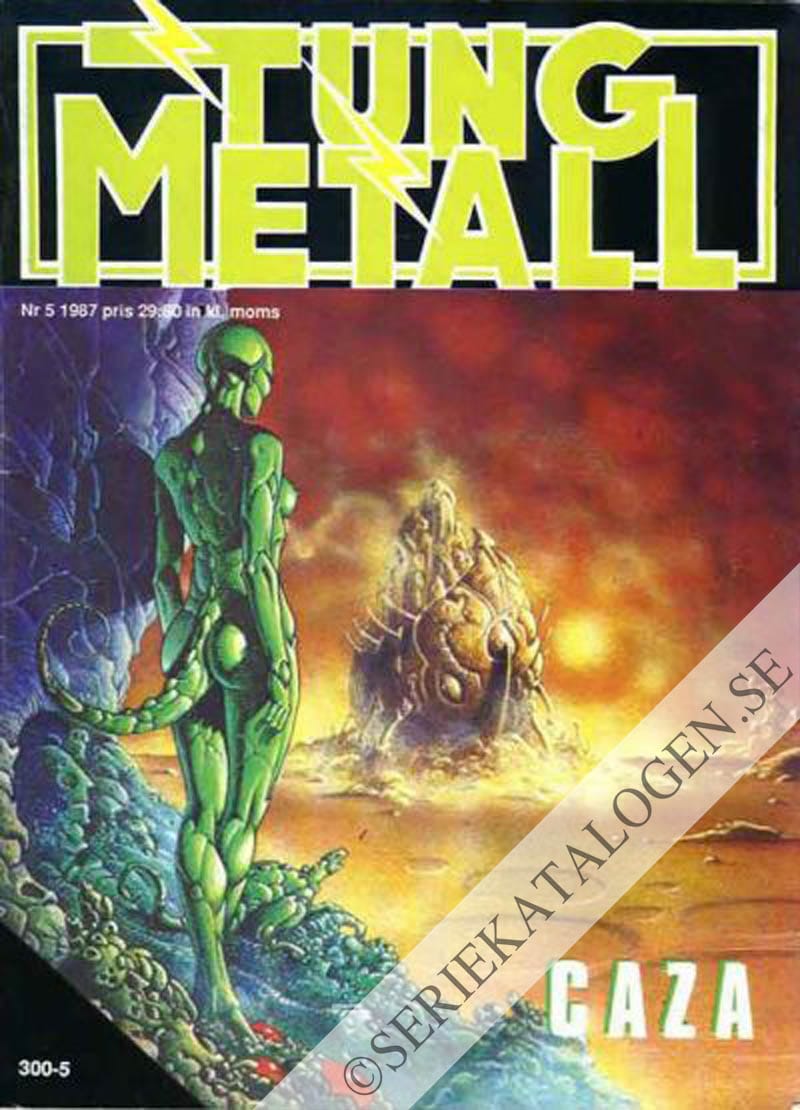 Framsida på Tung metall #5 (1987)