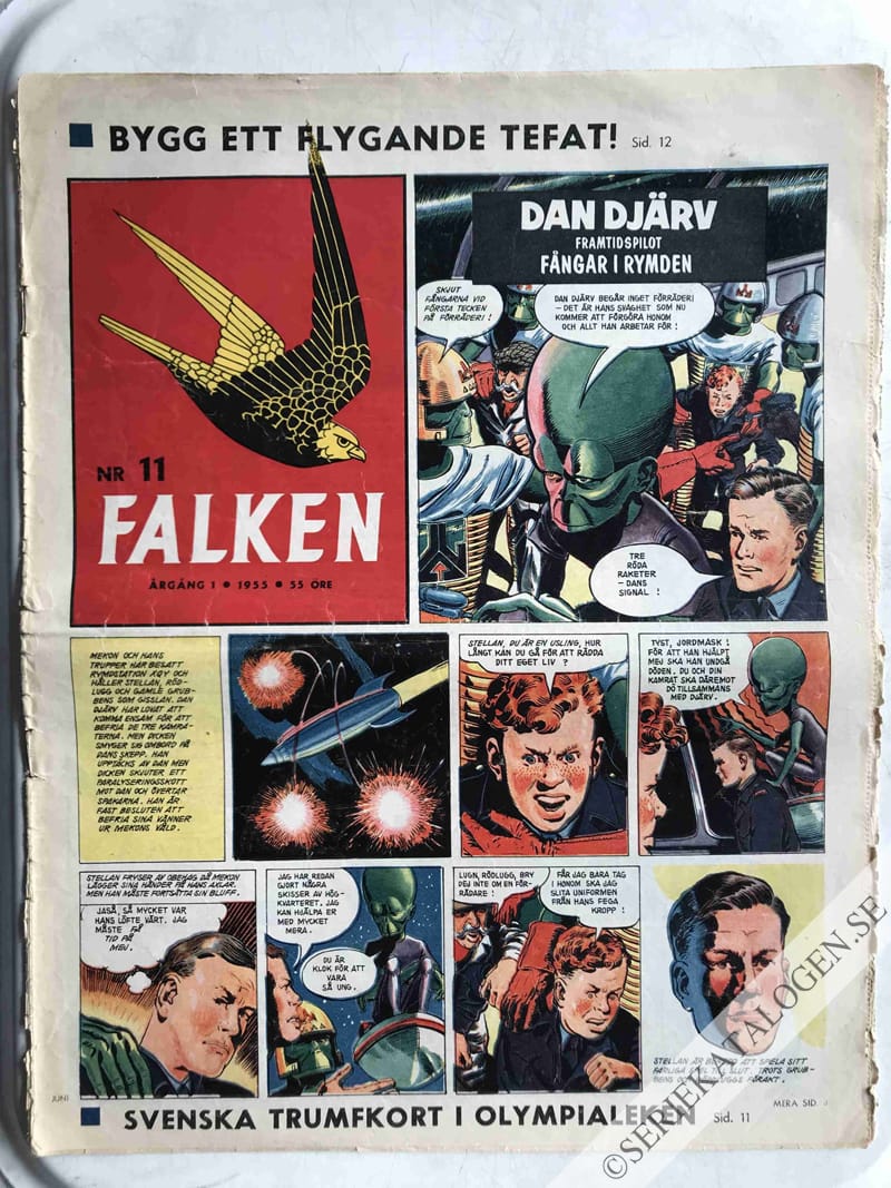 Framsida på Falken #11 (1955)