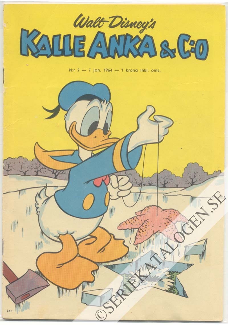 Framsida på Kalle Anka & C:o #2 (1964)