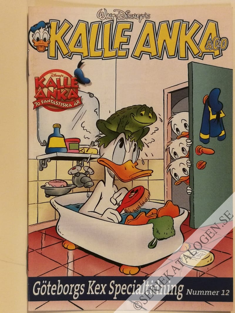 Framsida på Kalle Anka & C:o - Göteborgs Kex specialtidning #12 (2004)