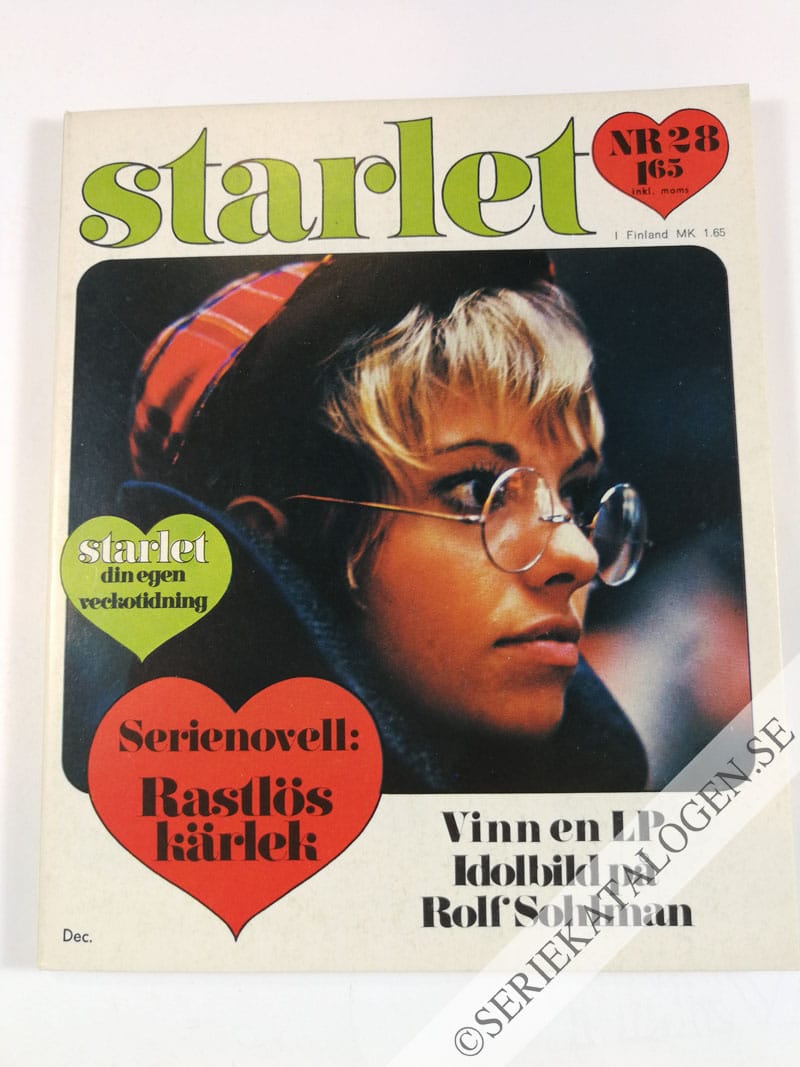 Framsida på Starlet #28 (1970)