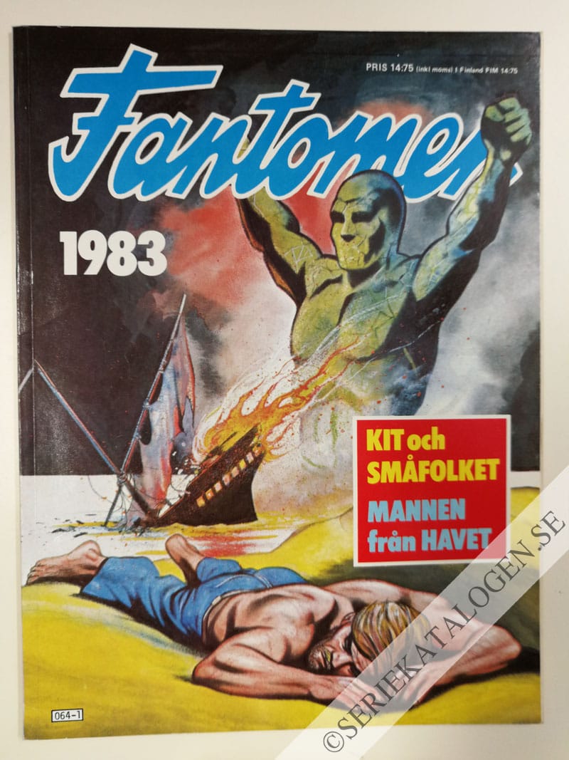 Framsida på Fantomen Kit och småfolket - Mannen från havet (1982)