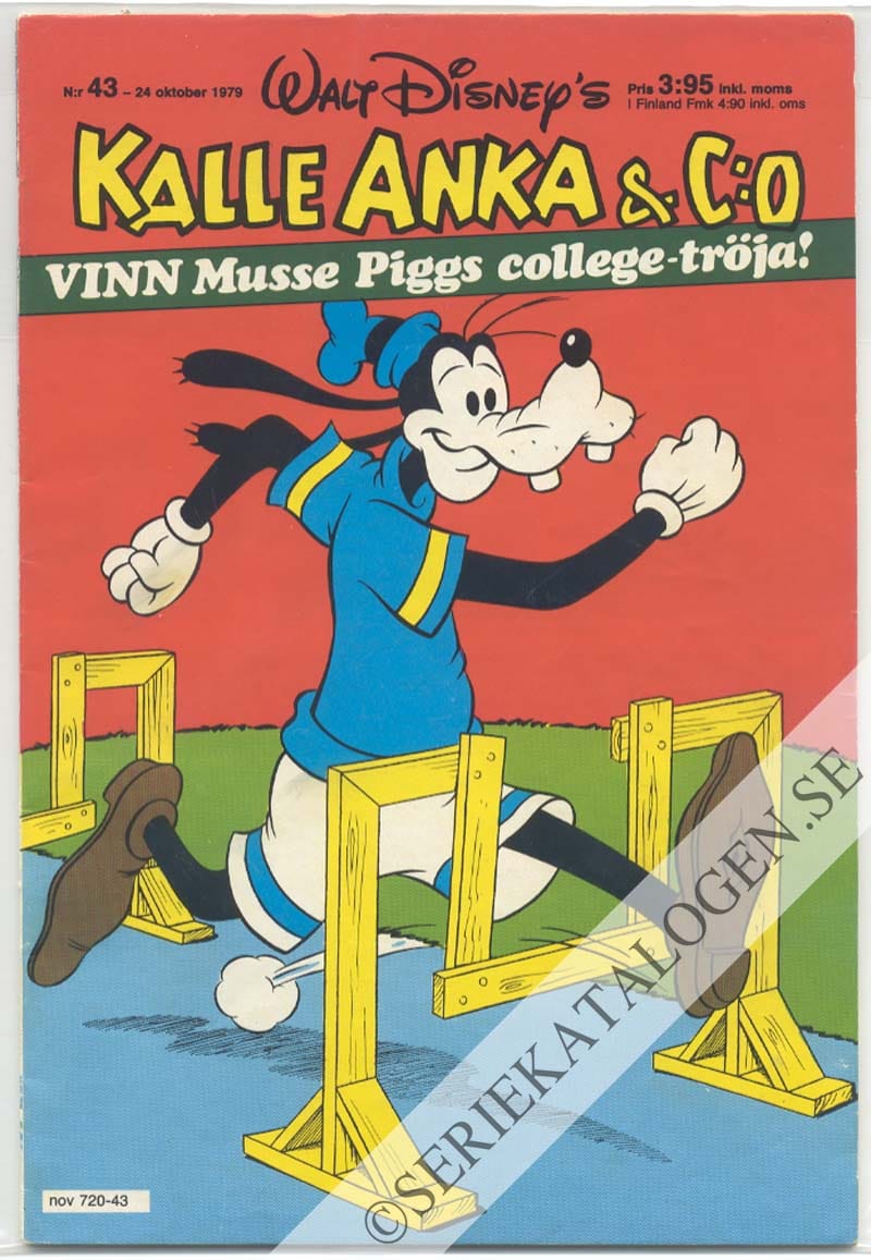 Framsida på Kalle Anka & C:o #43 (1979)