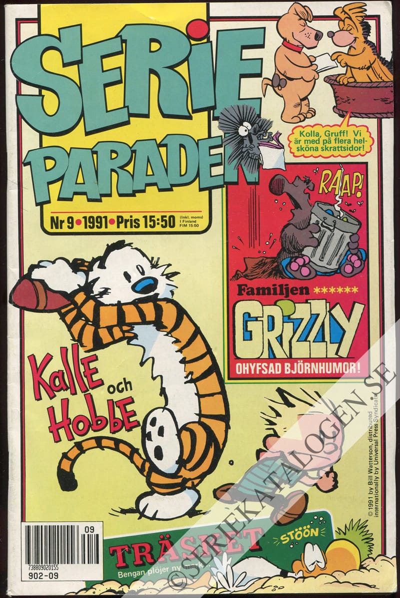 Framsida på Serie-paraden #9 (1991)